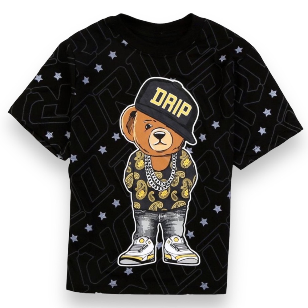 Vibes Boys Teddy Bear Drip Tee!